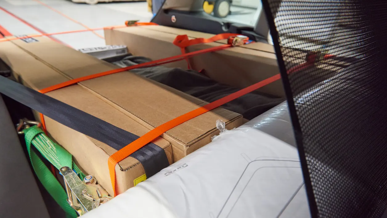 Professionelle Sicherung empfindlicher Gegenstände beim Transport