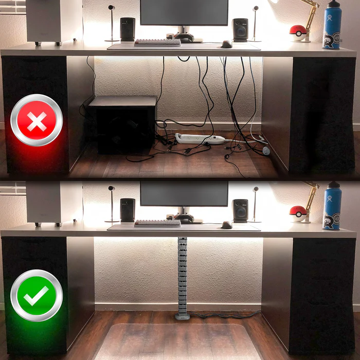 Kabelmanagement und saubere Kabelführung – ordentliche Verlegung sichtbarer Kabel