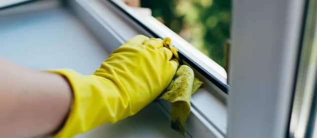 Reinigung von Fensterrahmen und Fensterbänken – gründlich und sorgfältig
