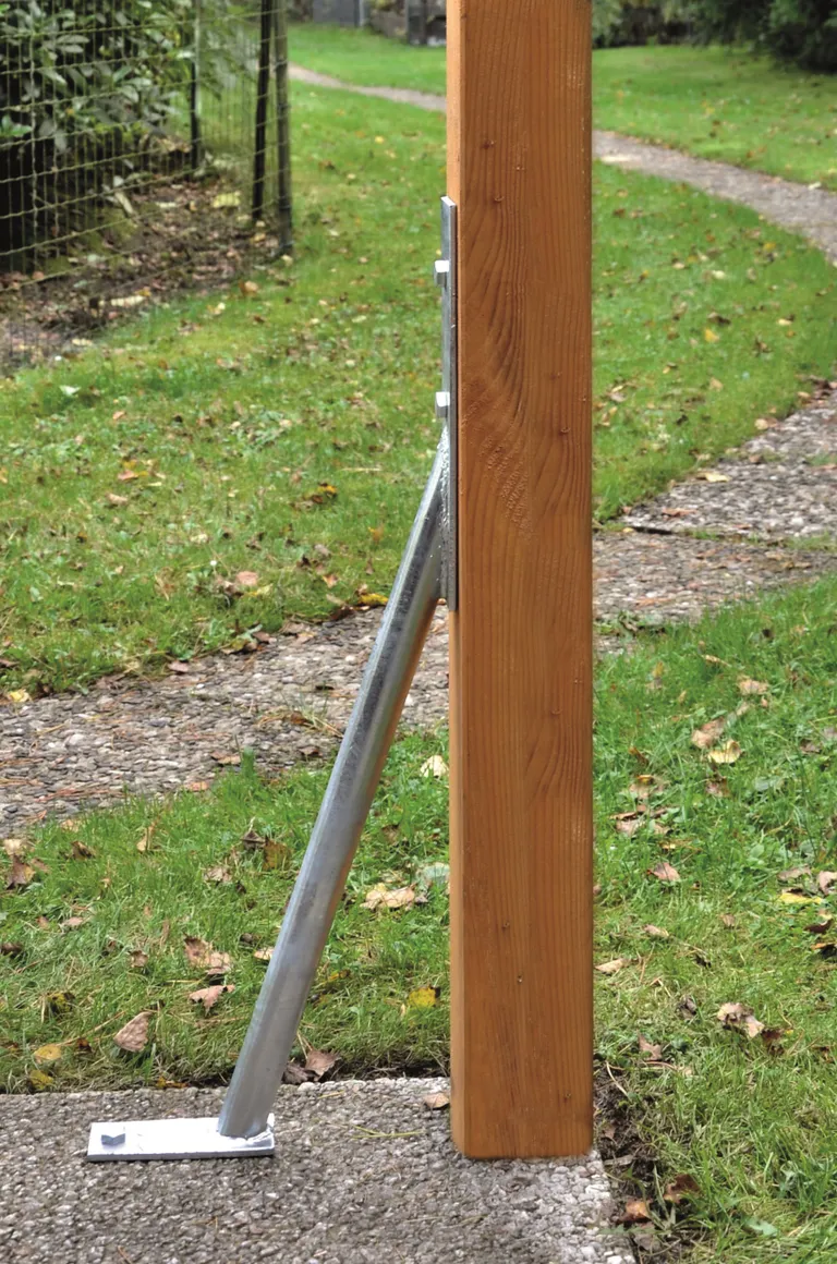  Stabilität von Zaunstützen